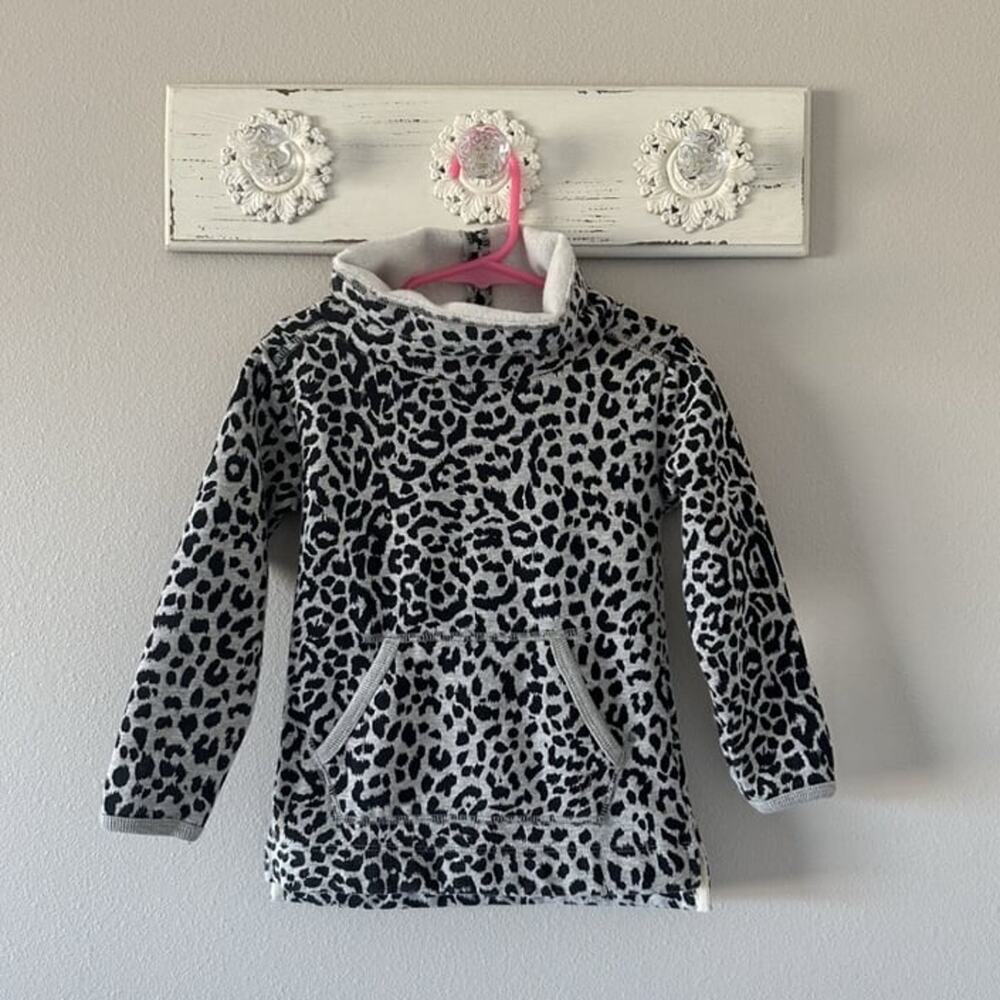 J. Crew Crewcuts Leopard Print Pullover Sweatshirt